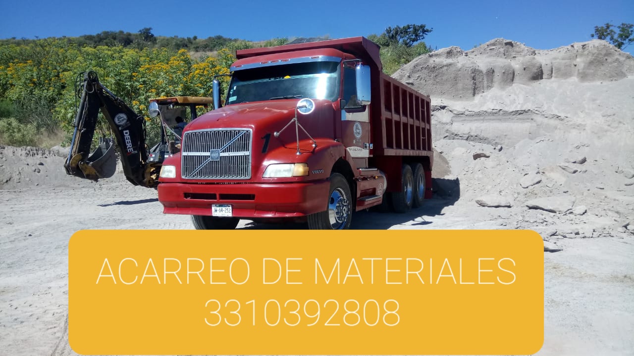 Acarreo de materiales en guadalajara